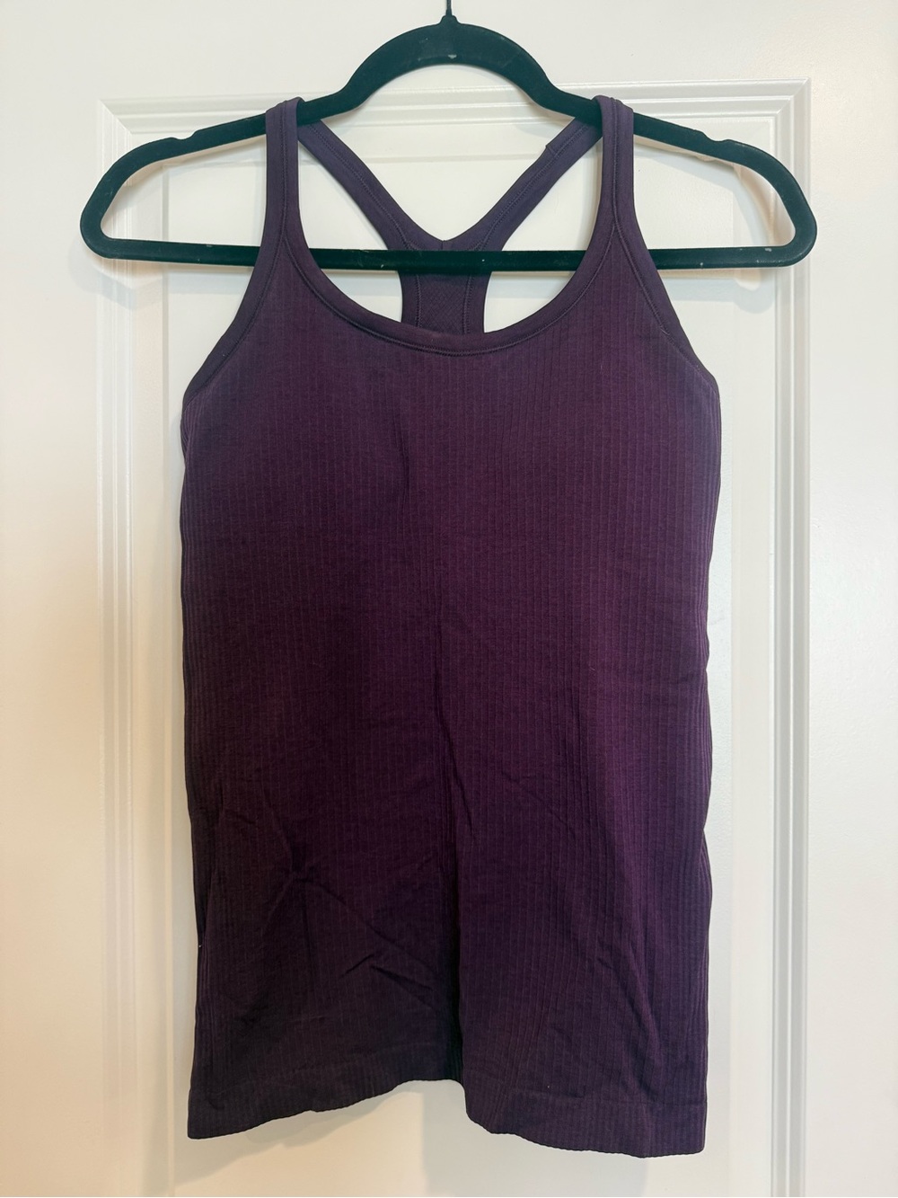 lululemon athletica Ribbed Racerback Tank Top - Deep Plum